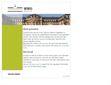 Tablet Screenshot of hispanistikbibliographie.uni-muenster.de