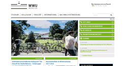 Desktop Screenshot of jura.uni-muenster.de