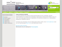 Tablet Screenshot of praktikumew.uni-muenster.de